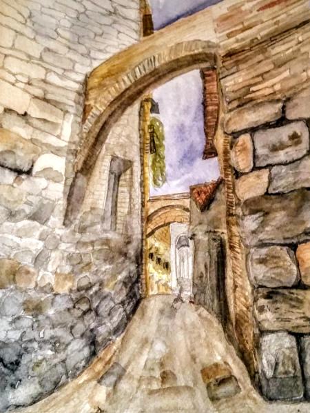 San Gimignano Art Print 11x14