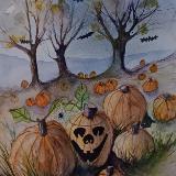 Halloween (watercolor)