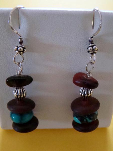 #30  turquoise and amber