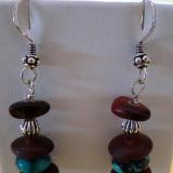 #30  turquoise and amber