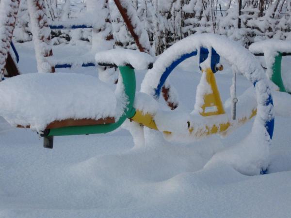 snow play!
