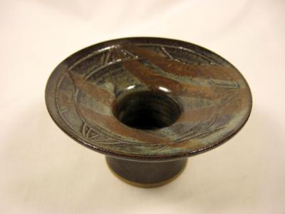 120531.F Flower Vase with Carved Band 120531.F Flower Vase with Carved Band
