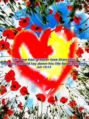 John 15:13 John 15:13
