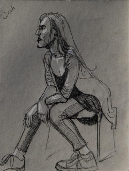 Cerah, Seated