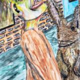 So the rabbit says to the human, "A sloth, a turtle, and a snail skip into a bar..." 