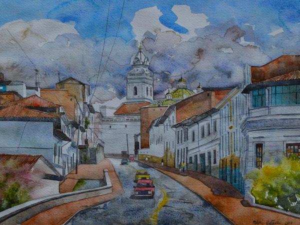 Maldonado street, 35cm x 50cm, 2015