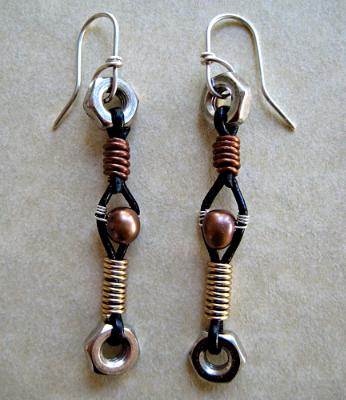 Nuts and Pearls Earrings Nuts and Pearls Earrings