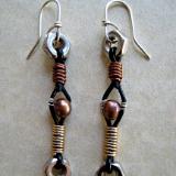 Nuts and Pearls Earrings