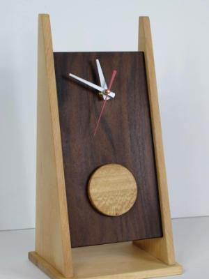 2 Legged Clock with Sycamore Disk 2 Legged Clock with Sycamore Disk