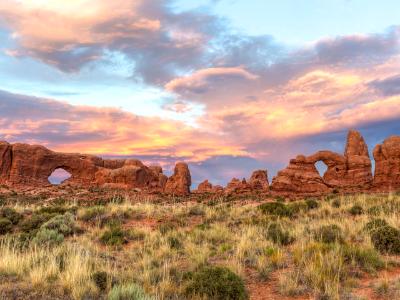 Arches Landscape Sunset Arches Landscape Sunset
