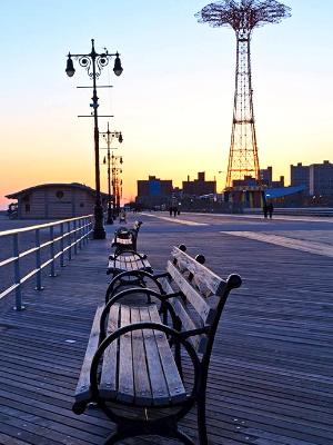 Coney Island Boardwalk Benches Coney Island Boardwalk Benches