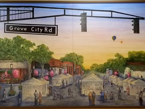 Groovy City - Kroger Mural