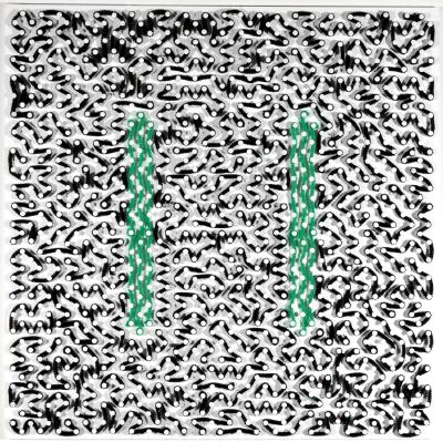2 Green Bar Stems 2 Green Bar Stems