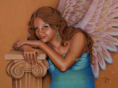 Teen Angel 2 - Coloured Pencil