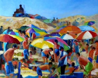 Beach Daze - 16x20 - oil Beach Daze - 16x20 - oil