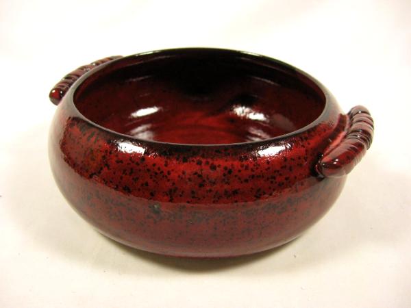 110829.T Brie Baker with Magma Glaze