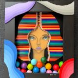 Far East Bubbles (21x25 inches) 