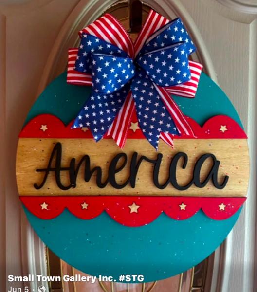 America in center