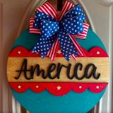 America in center