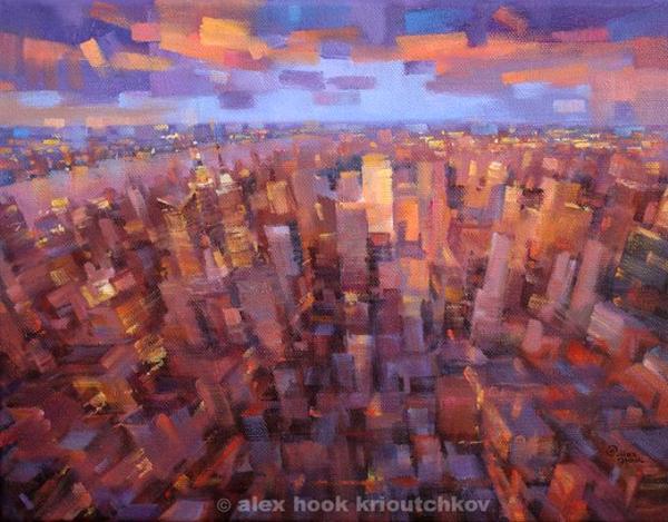 NY-NY / oil on canvas / 146x97cm