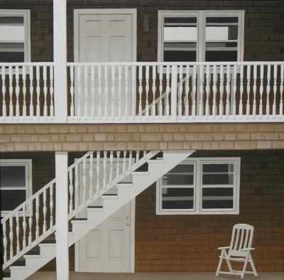 Block Island Motel 24" x 24" Block Island Motel 24" x 24"