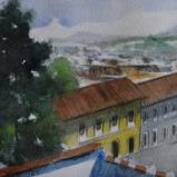 Desde el tejado, 38cm x 28cm, 2021