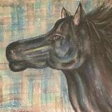 Sculpted Horse in Pastels