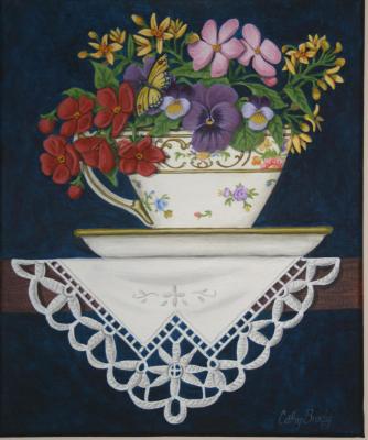 'Teacup Posy 2'  SOLD