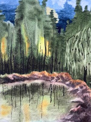 Pond at La Finca (sold) Pond at La Finca (sold)