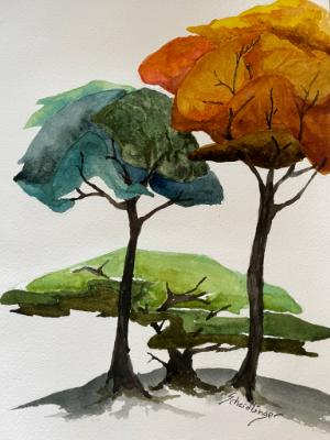 A Trio of Trees (sold)