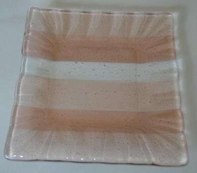Coral and clear tray Coral and clear tray