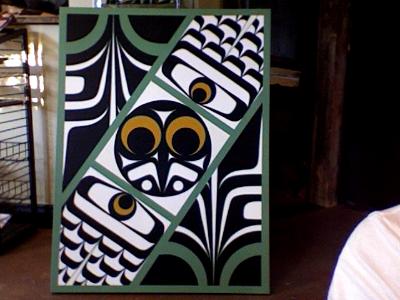 Abtract Owl Canvas Abtract Owl Canvas