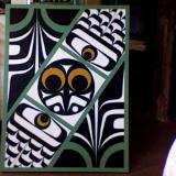 Abtract Owl Canvas