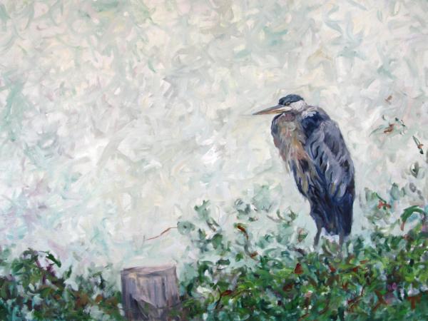 Crouching Heron