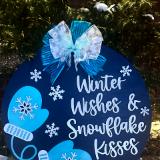 Winter wishes  & snowflake kisses