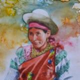 Portrait of an Ecuadorian indigena, 20cm x 30cm, 2015