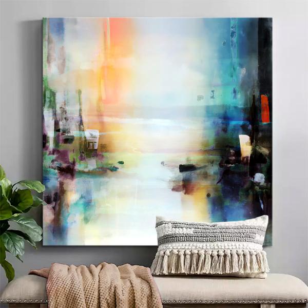 Abstract Landscape Clearing - Large Abstract Art For Sale