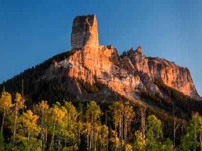 Chimney Rock from True Grit Meadow Chimney Rock from True Grit Meadow