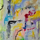 Slowly blood seeps into the calm 