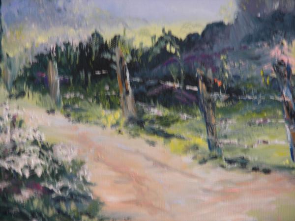 Grandpa's Road, oil