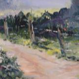 Grandpa's Road, oil