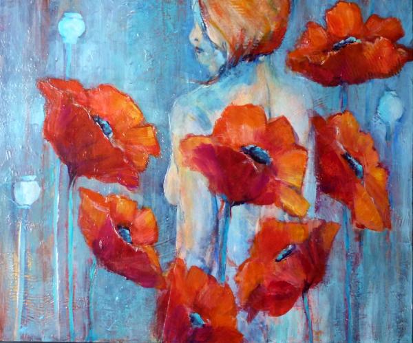 Nude and Poppies