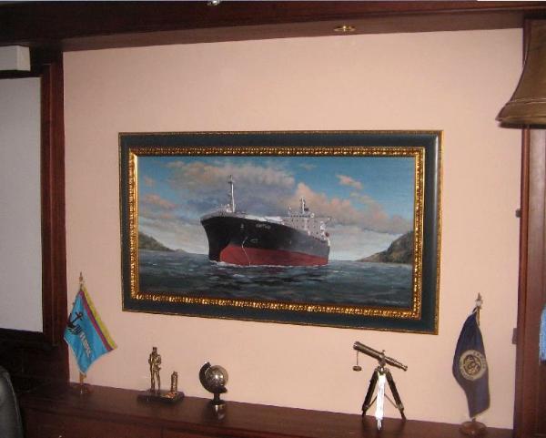 Ecuadorian oil carrier "Inca", 120cm x 60cm, 2013