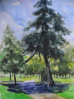 The magic of the park, 38cm x 28cm, 2021 The magic of the park, 38cm x 28cm, 2021