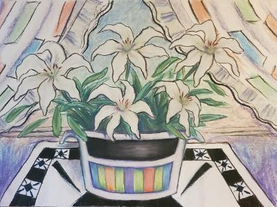 Lillies by the Window 