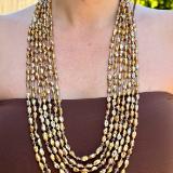 Seven Strands of Pearls and Crystals - oh my!