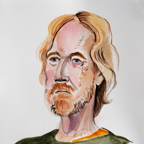 Mark, Watercolor Portrait