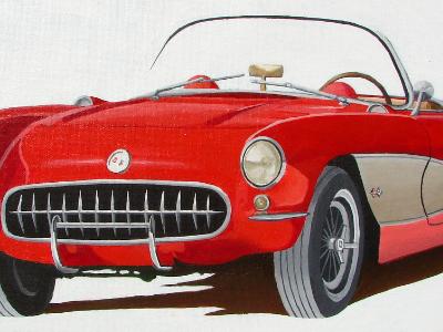 Corvette   24"x12"