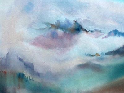 Enchanted misty mountains Enchanted misty mountains