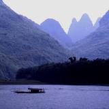 Chinese boat, inland sea